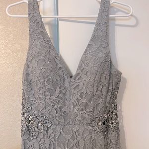 Windsor grey full length gown